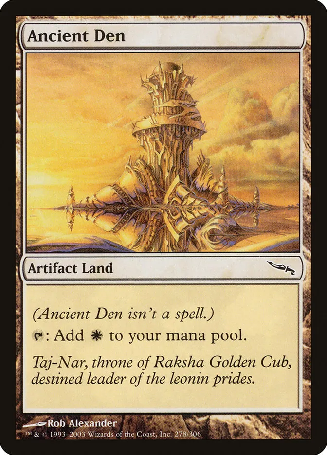 2003 Mirrodin Ancient Den common #278 common card image