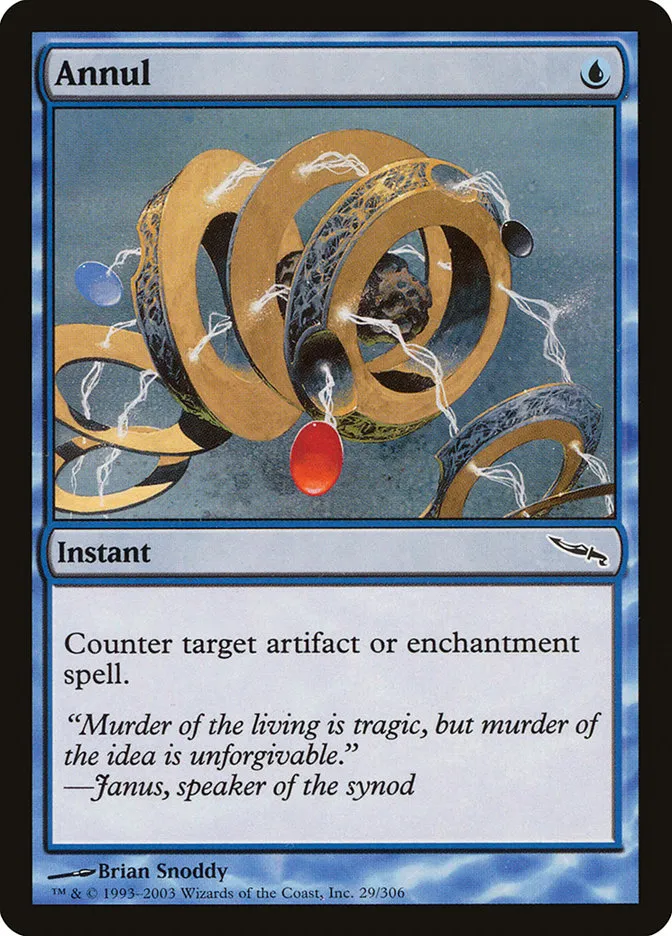 2003 Mirrodin Annul common #29 common card image