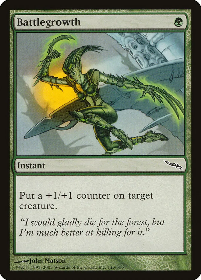 2003 Mirrodin Battlegrowth common #113 common card image