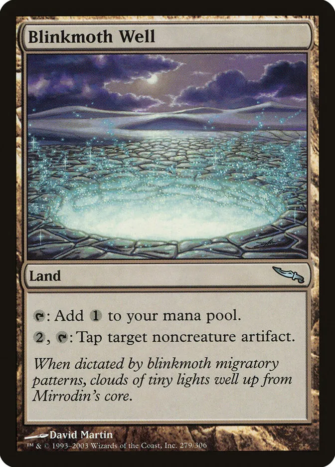 2003 Mirrodin Blinkmoth Well #279 uncommon card image
