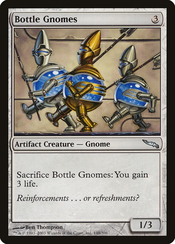 2003 Mirrodin Bottle Gnomes uncommon #148 uncommon card image