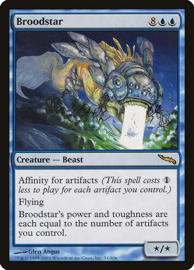 2003 Mirrodin Broodstar rare #31 rare card image