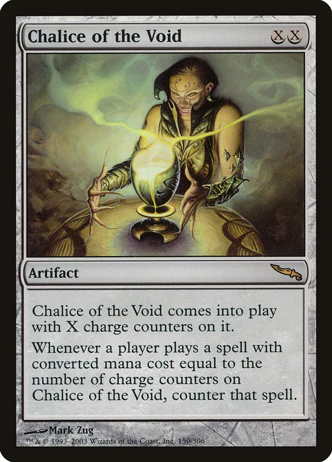 2003 Mirrodin Chalice of the Void #150 rare card image