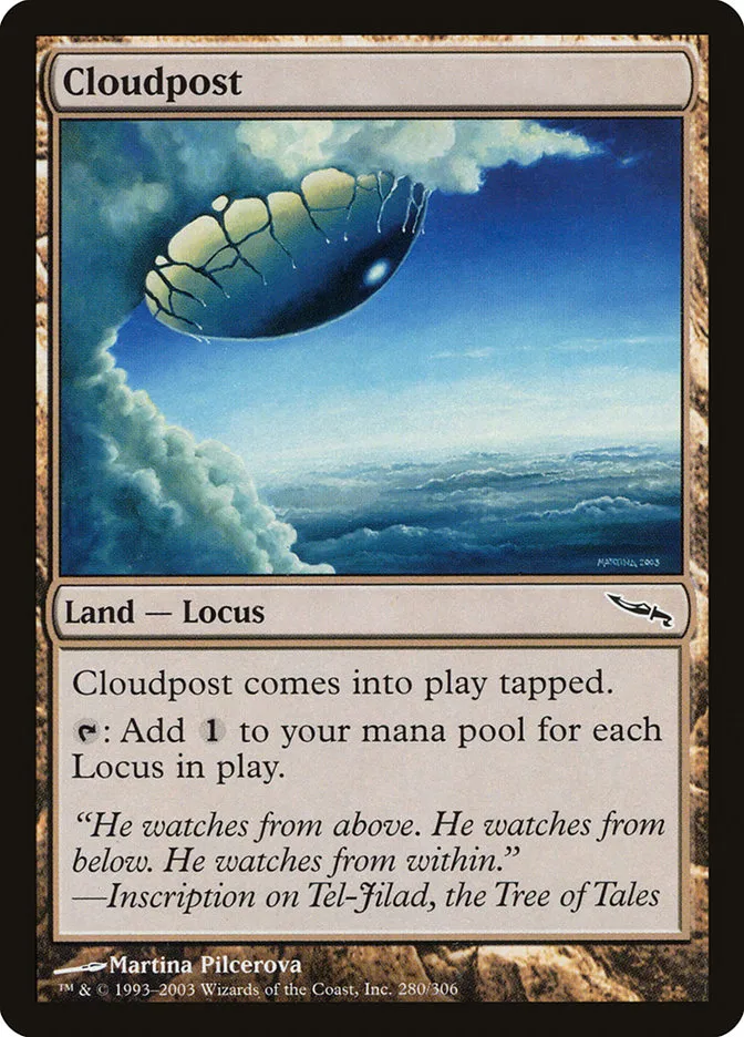 2003 Mirrodin Cloudpost common #280 common card image