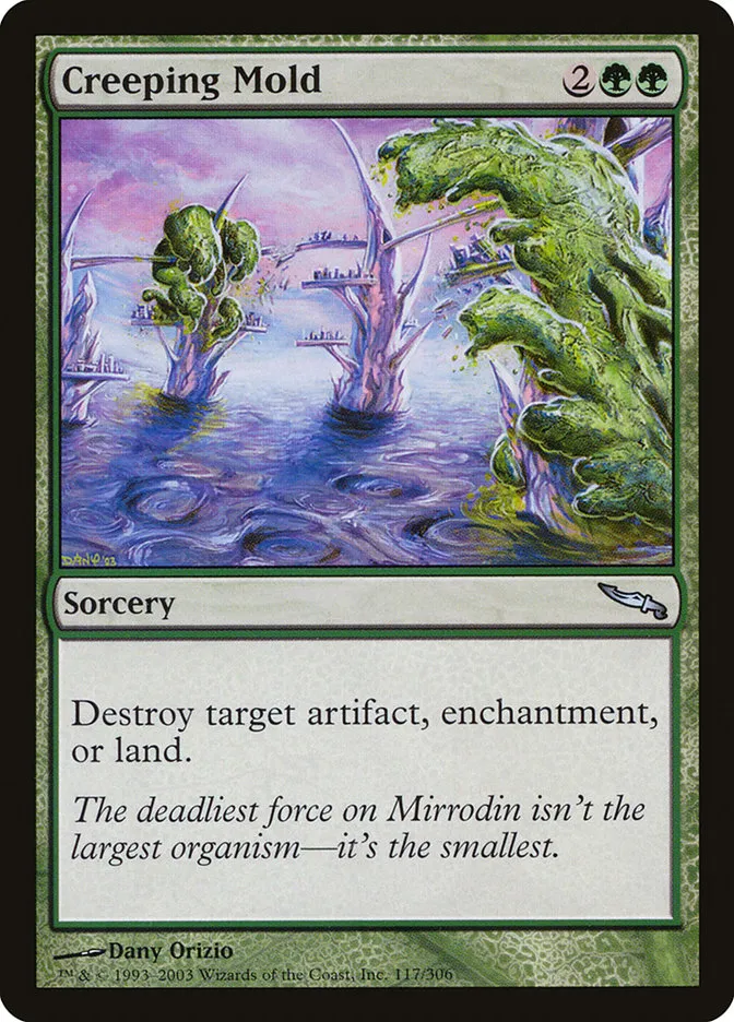 2003 Mirrodin Creeping Mold uncommon #117 uncommon card image