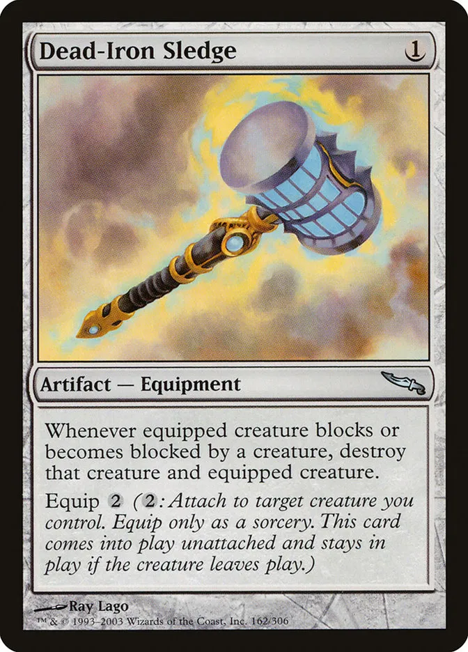 2003 Mirrodin Dead-Iron Sledge uncommon #162 uncommon card image