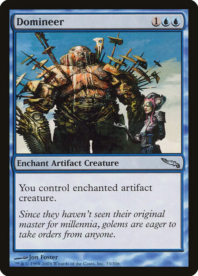 2003 Mirrodin Domineer uncommon #33 uncommon card image
