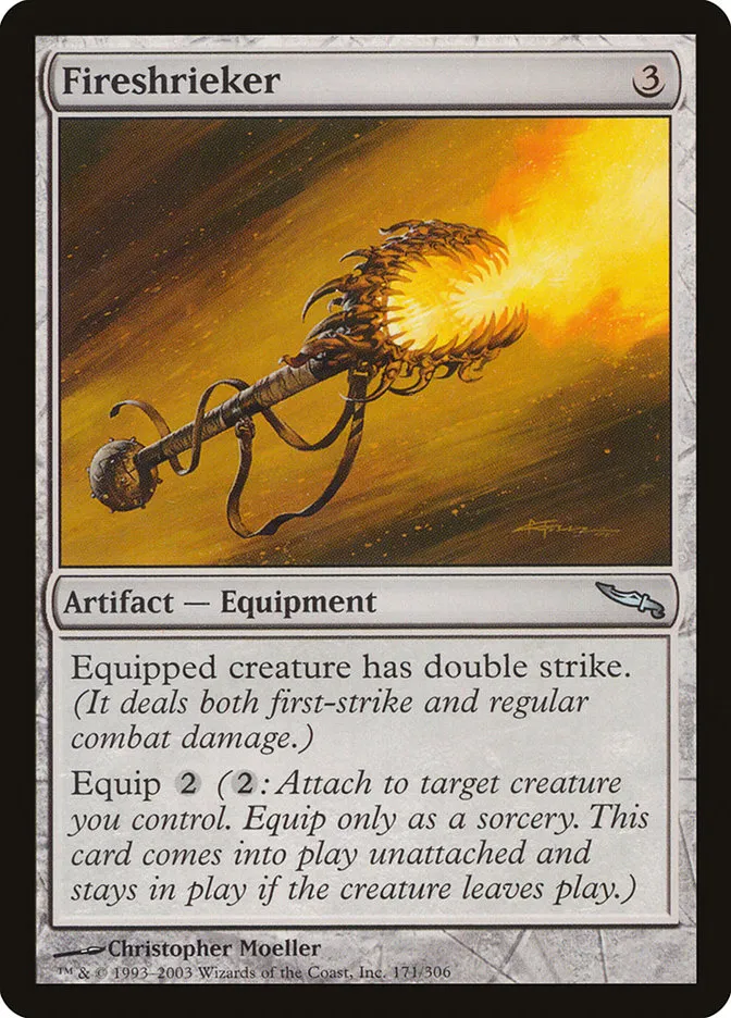 2003 Mirrodin Fireshrieker #171 uncommon card image