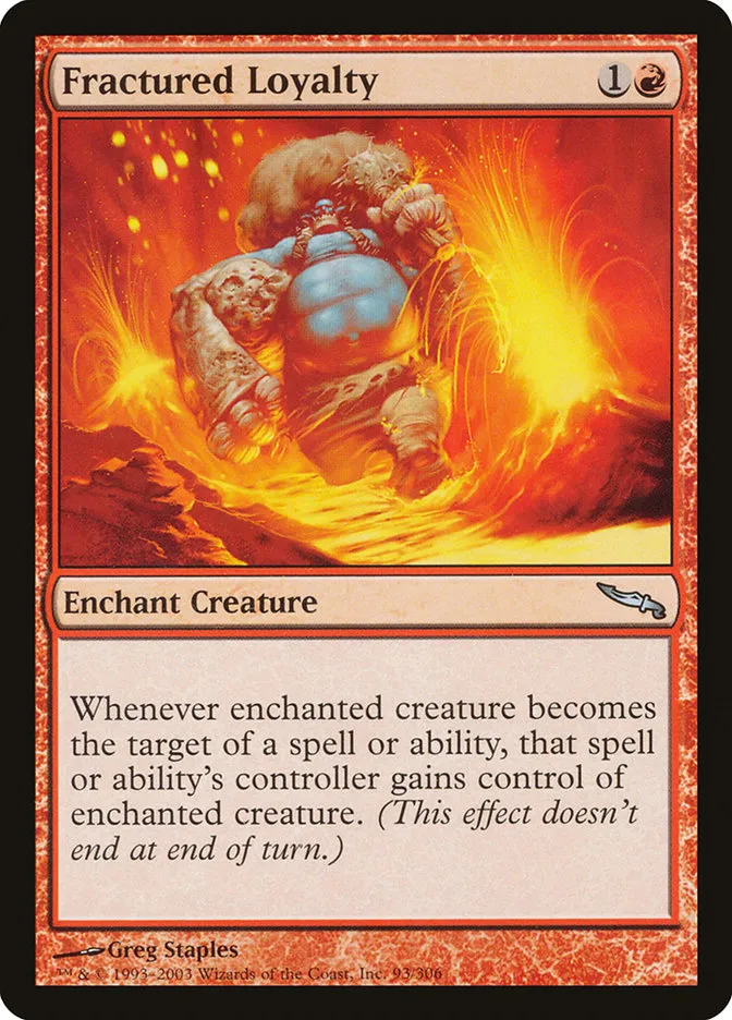 2003 Mirrodin Fractured Loyalty uncommon #93 uncommon card image