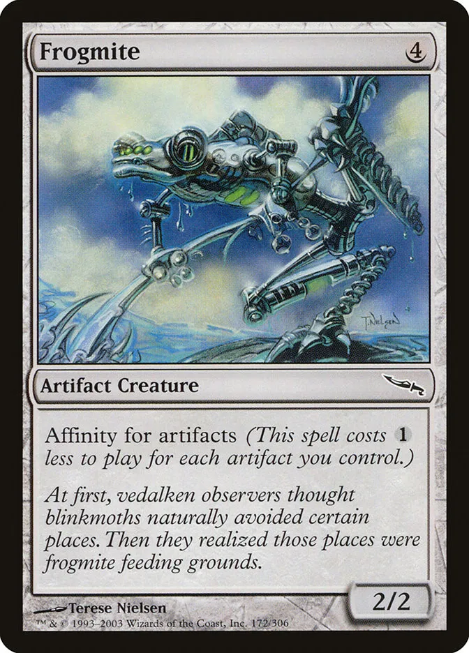 2003 Mirrodin Frogmite common #172 common card image