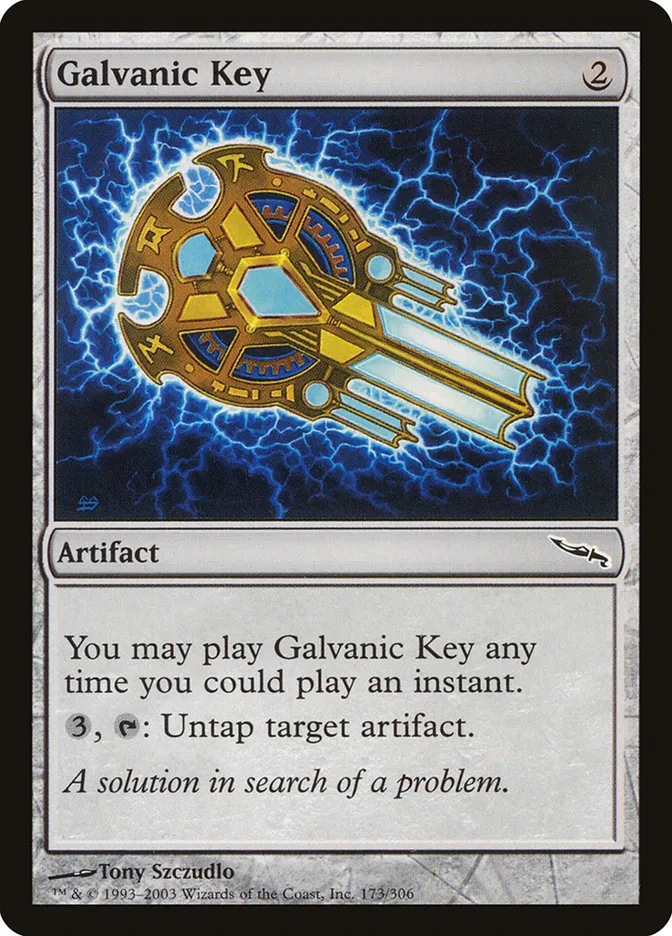 2003 Mirrodin Galvanic Key common #173 common card image