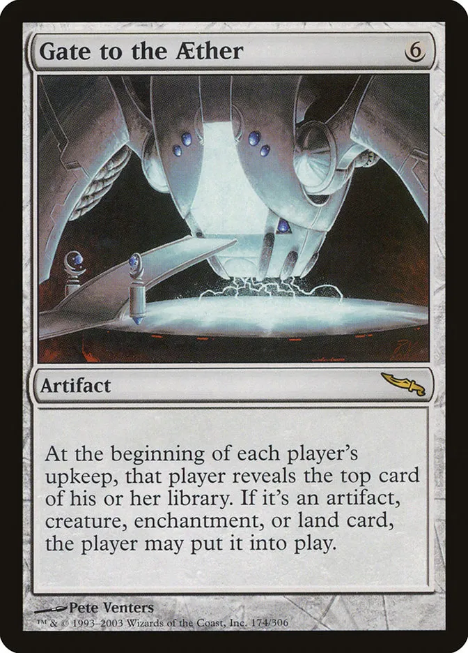 2003 Mirrodin Gate to the Aether #174 rare card image