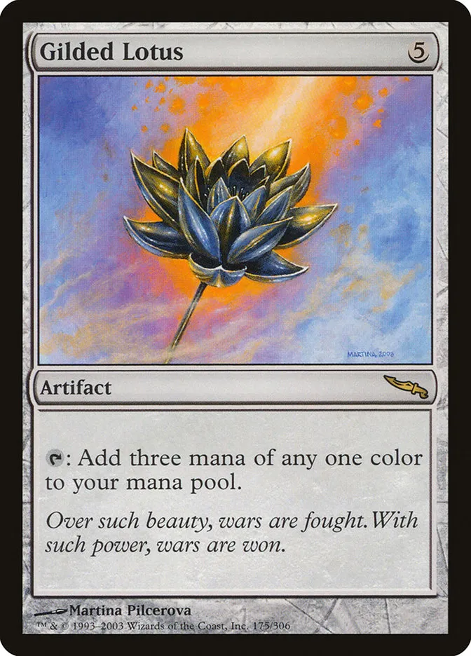 2003 Mirrodin Gilded Lotus #175 rare card image