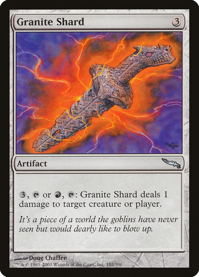 2003 Mirrodin Granite Shard #182 uncommon card image