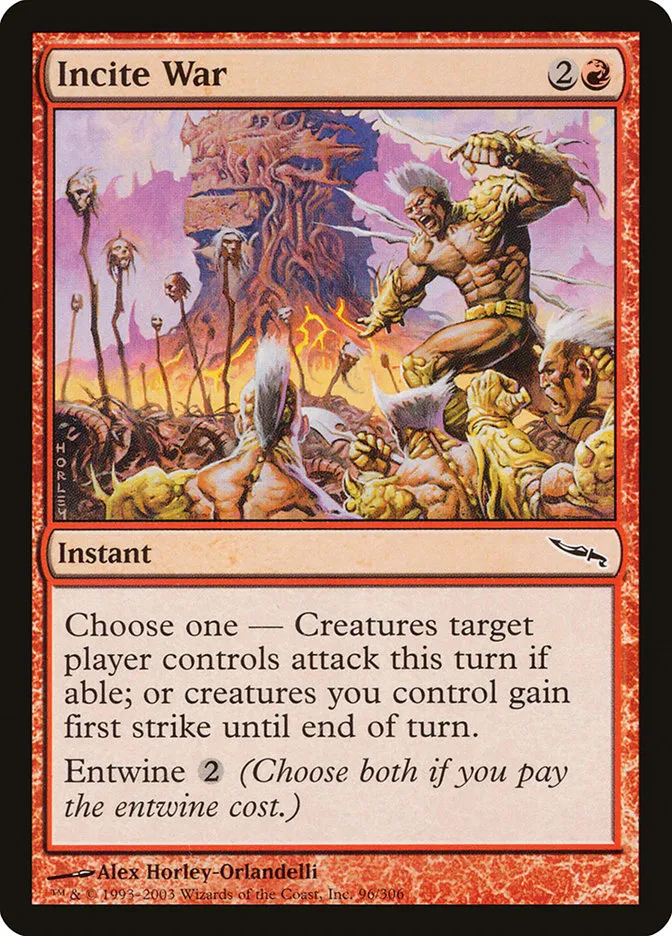 2003 Mirrodin Incite War common #96 common card image