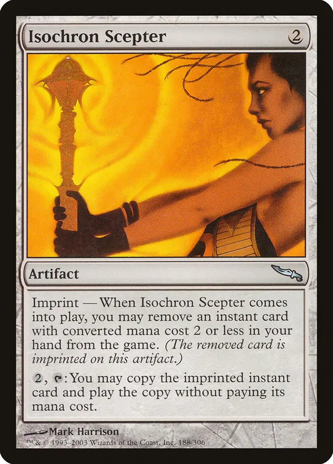 2003 Mirrodin Isochron Scepter #188 uncommon card image