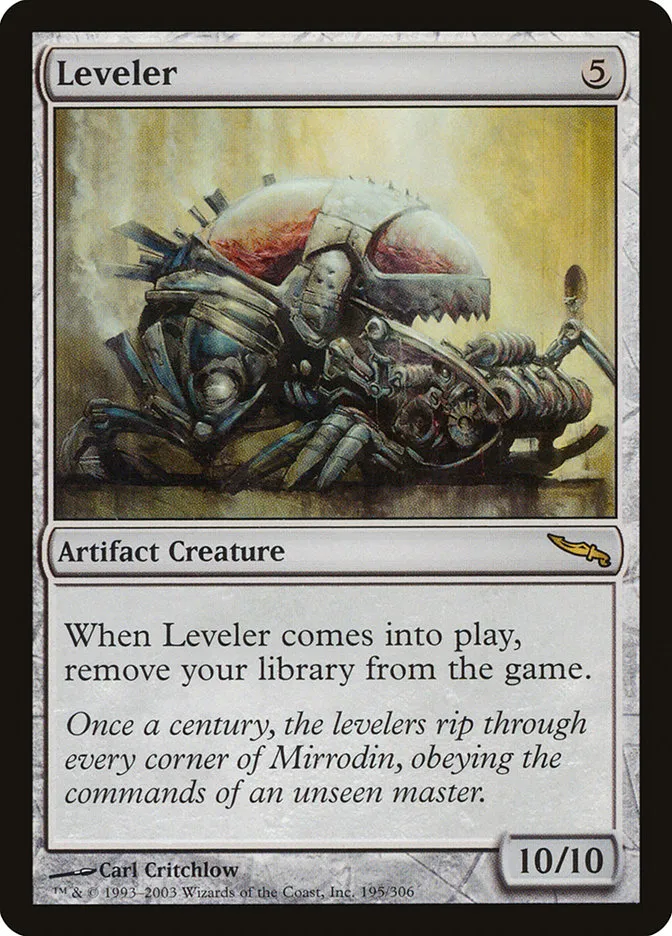 2003 Mirrodin Leveler rare #195 rare card image