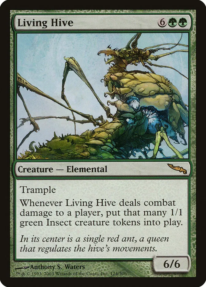2003 Mirrodin Living Hive rare #124 rare card image