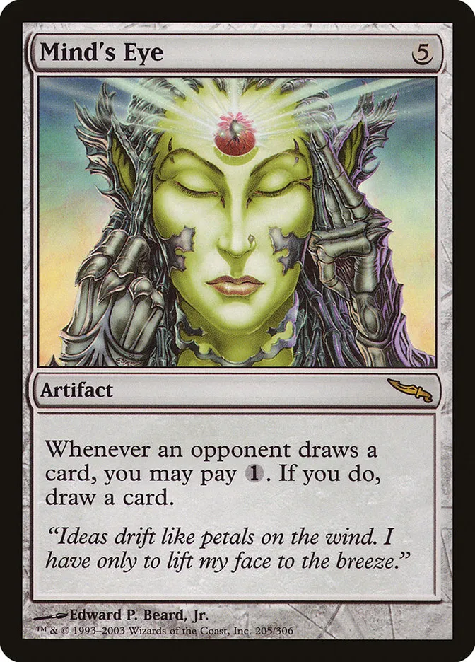 2003 Mirrodin Mind's Eye #205 rare card image