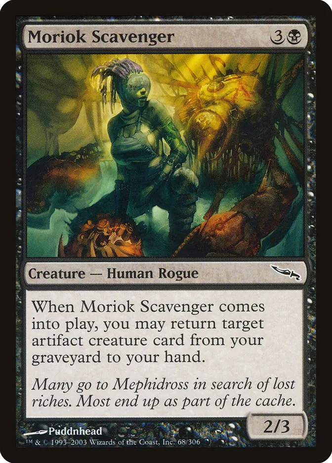 2003 Mirrodin Moriok Scavenger common #68 common card image