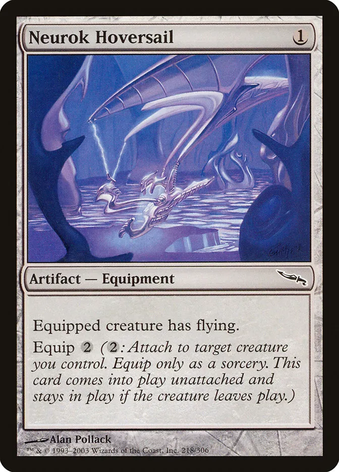 2003 Mirrodin Neurok Hoversail #218 common card image