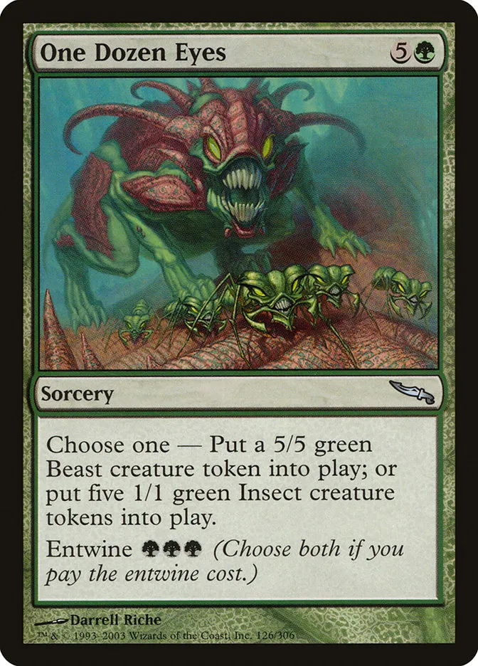 2003 Mirrodin One Dozen Eyes #126 uncommon card image