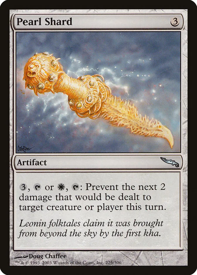 2003 Mirrodin Pearl Shard #225 uncommon card image