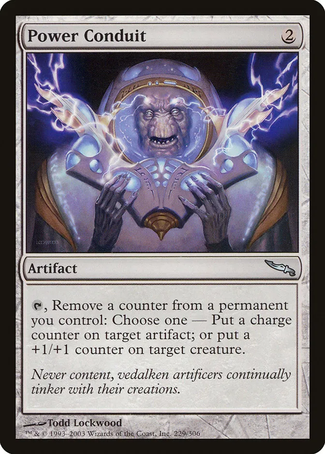2003 Mirrodin Power Conduit #229 uncommon card image