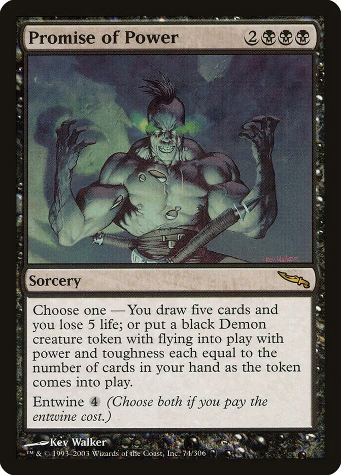 2003 Mirrodin Promise of Power rare #74 rare card image