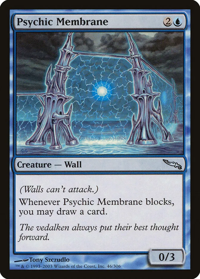2003 Mirrodin Psychic Membrane uncommon #46 uncommon card image