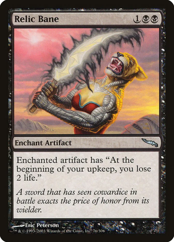 2003 Mirrodin Relic Bane uncommon #76 uncommon card image