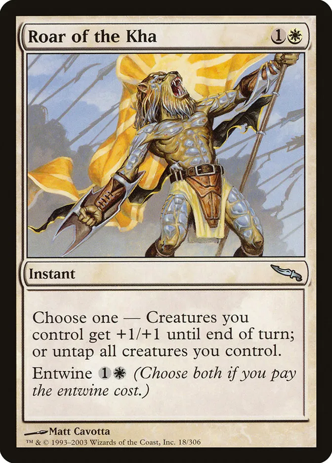 2003 Mirrodin Roar of the Kha uncommon #18 uncommon card image