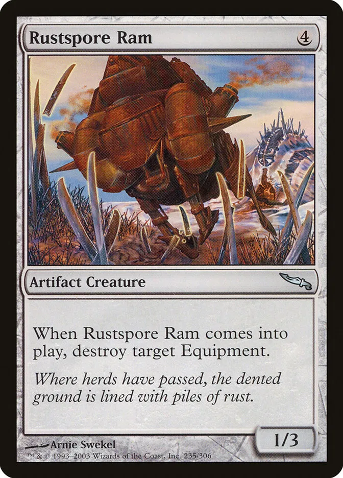 2003 Mirrodin Rustspore Ram uncommon #235 uncommon card image