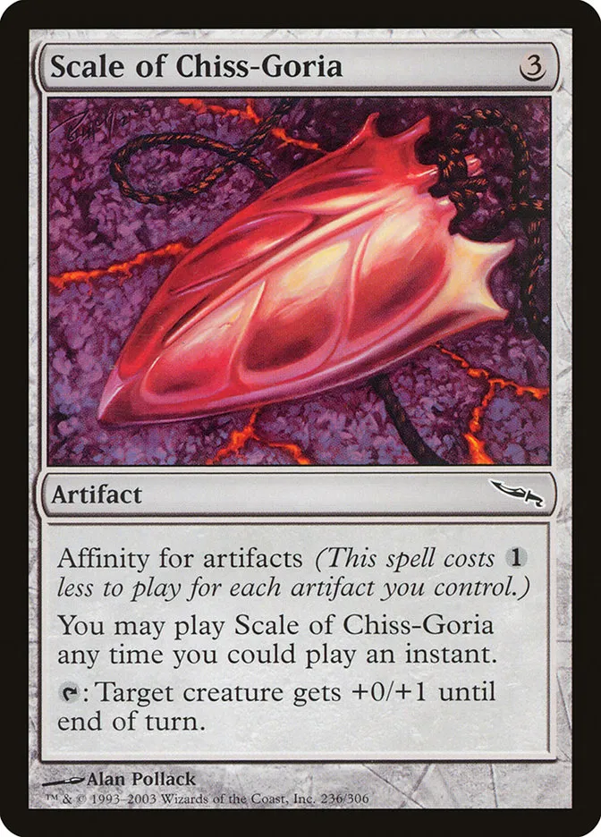 2003 Mirrodin Scale of Chiss-Goria #236 common card image