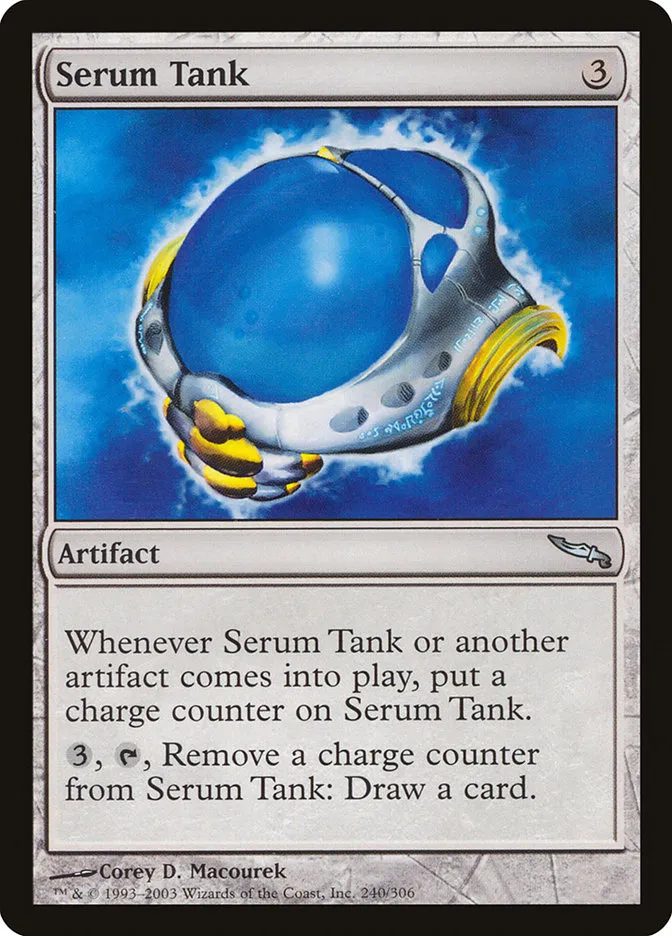 2003 Mirrodin Serum Tank #240 uncommon card image
