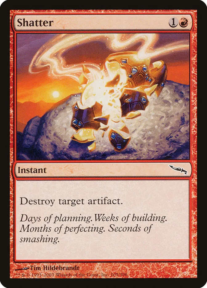 2003 Mirrodin Shatter [Foil] common #105 common card image