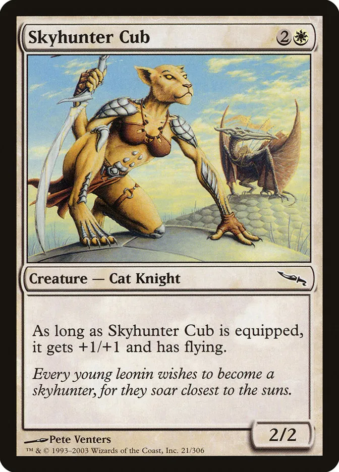 2003 Mirrodin Skyhunter Cub common #21 common card image