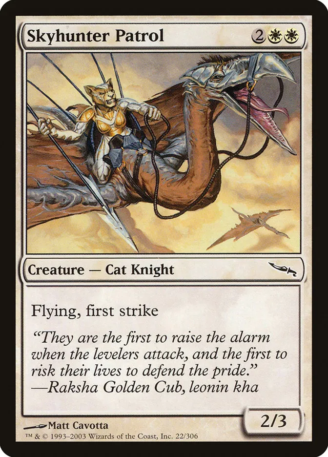 2003 Mirrodin Skyhunter Patrol common #22 common card image