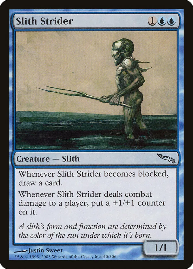 2003 Mirrodin Slith Strider uncommon #50 uncommon card image