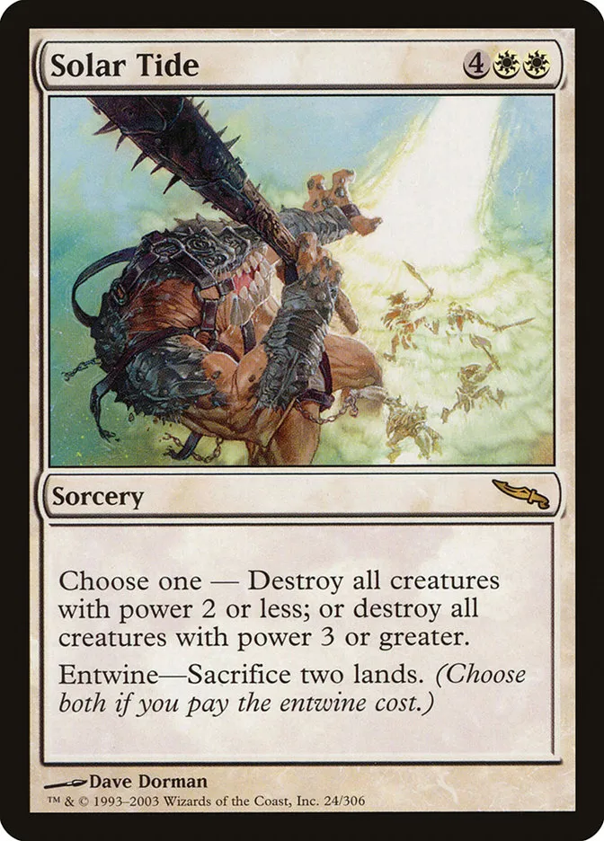 2003 Mirrodin Solar Tide rare #24 rare card image