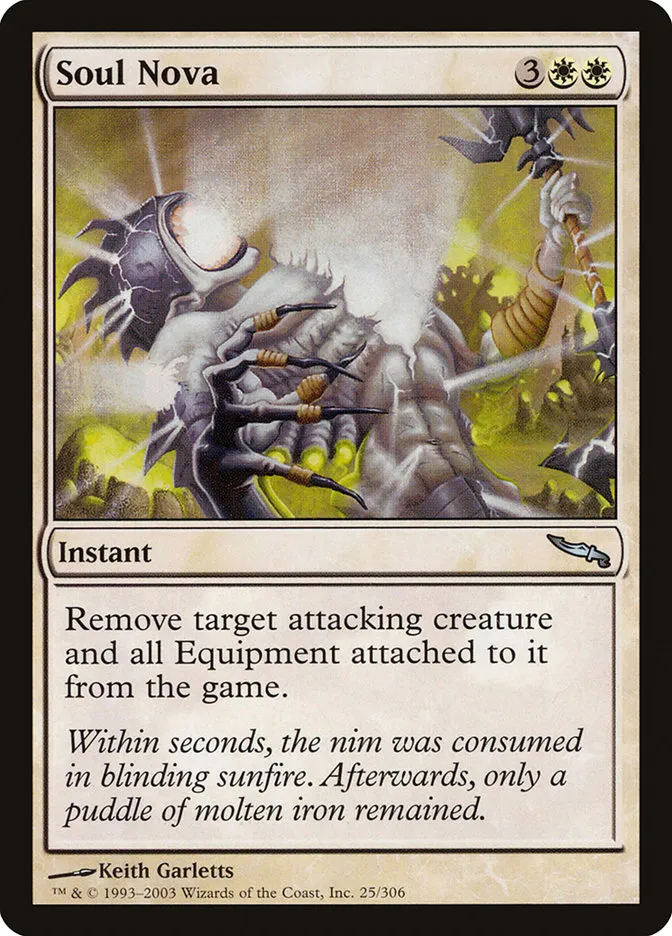 2003 Mirrodin Soul Nova uncommon #25 uncommon card image