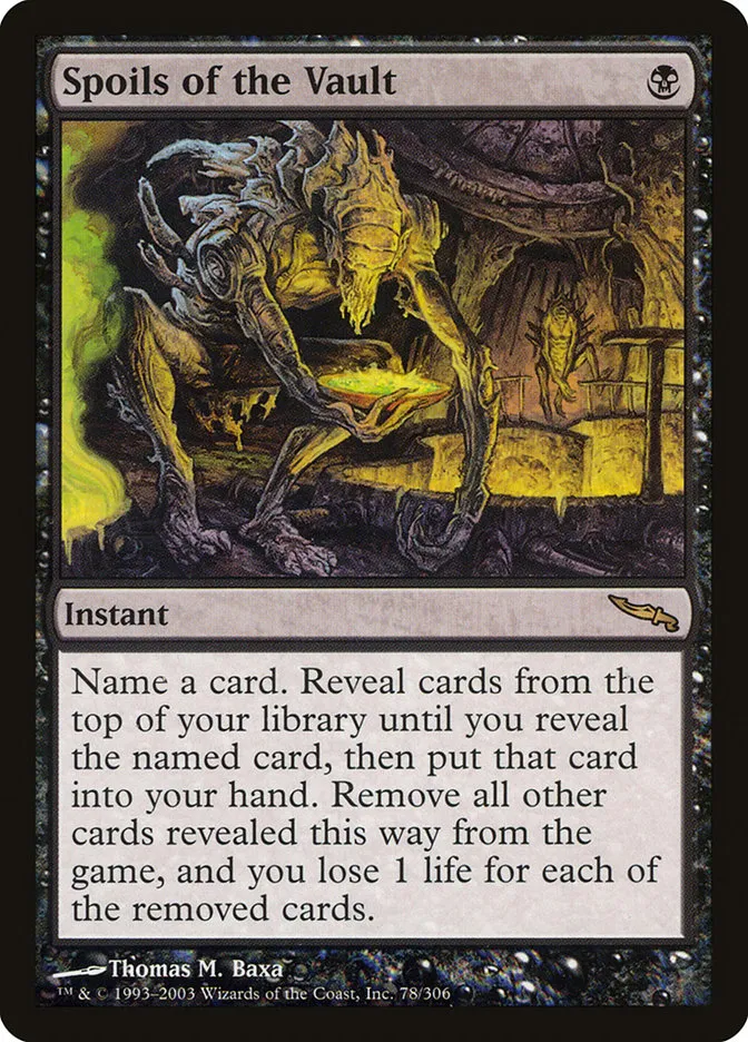 2003 Mirrodin Spoils of the Vault rare #78 rare card image
