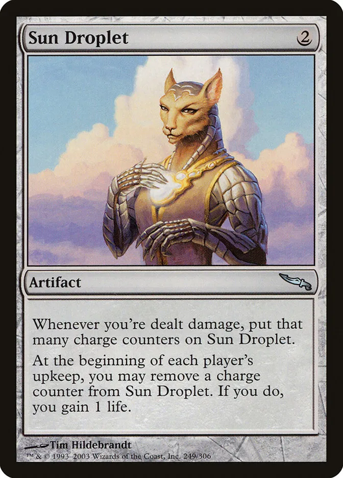 2003 Mirrodin Sun Droplet #249 uncommon card image
