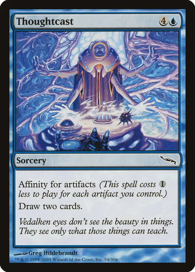 2003 Mirrodin Thoughtcast common #54 common card image
