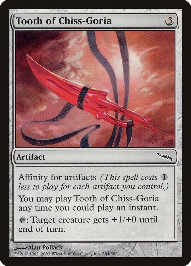 2003 Mirrodin Tooth of Chiss-Goria #264 common card image