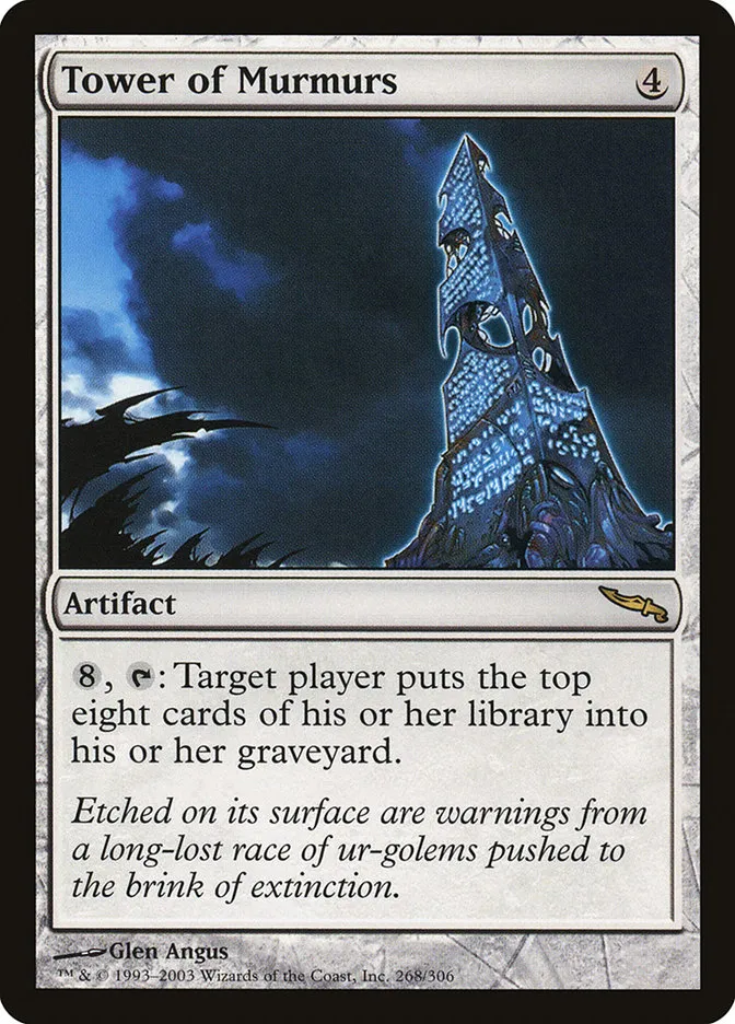 2003 Mirrodin Tower of Murmurs #268 rare card image