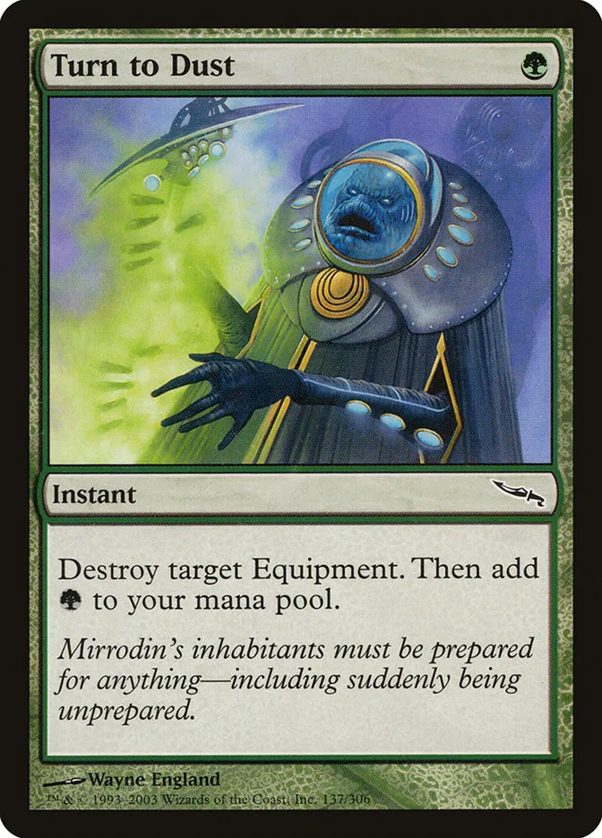 2003 Mirrodin Turn to Dust #137 common card image