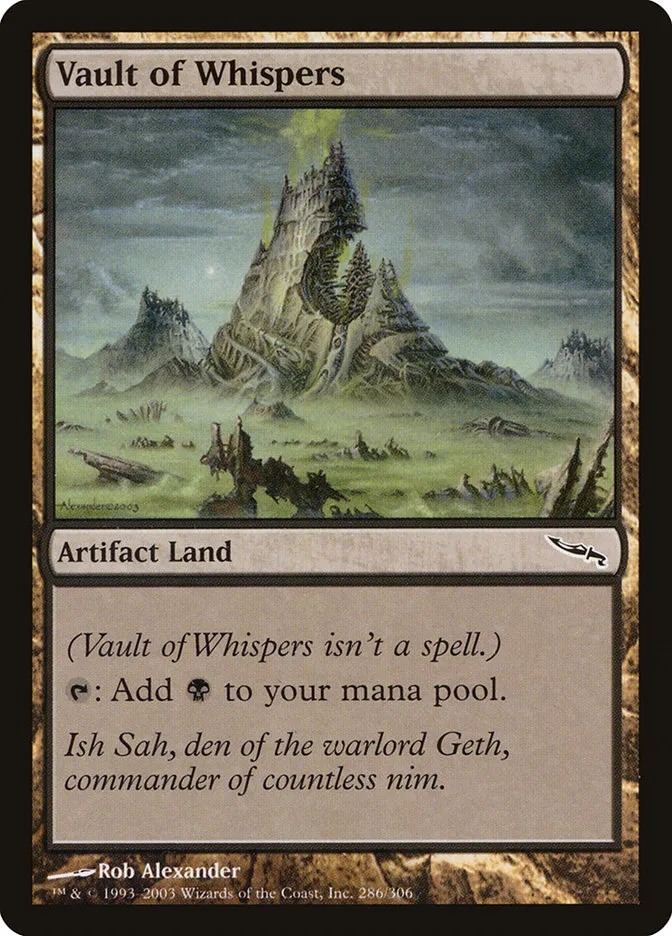 2003 Mirrodin Vault of Whispers common #286 common card image