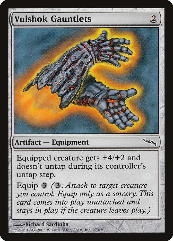 2003 Mirrodin Vulshok Gauntlets common #273 common card image
