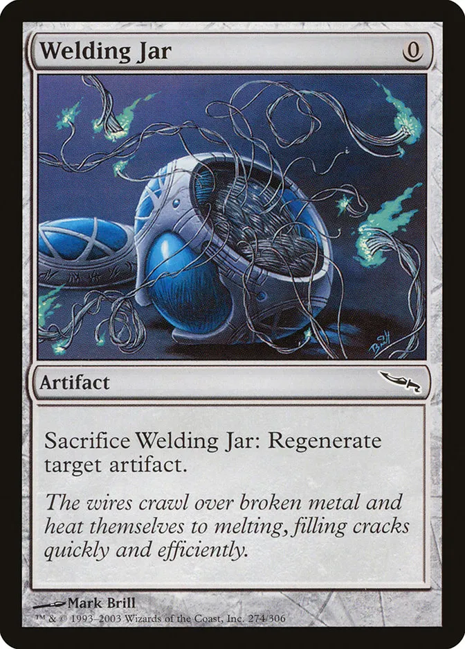 2003 Mirrodin Welding Jar common #274 common card image